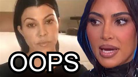 Kourtney Kardashian Drags Her Sisters Ooops Youtube