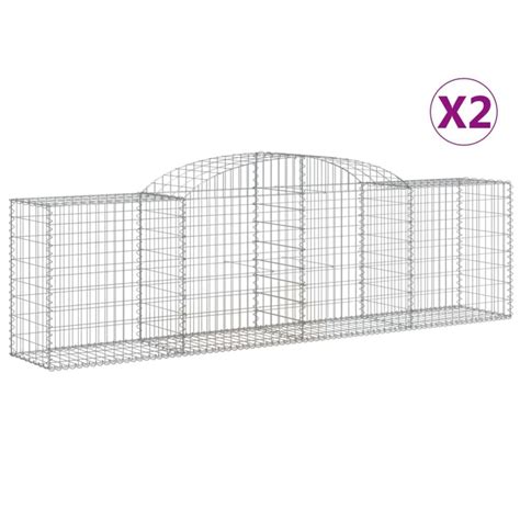 Paniers Gabions Arqu S Pcs X X Cm Fer Galvanis Leroy