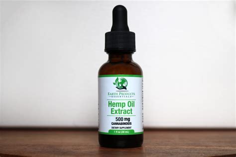 CBD Oil - Hemp Oil Extract 500mg, Broad Spectrum (no THC) | CBD Dietary Supplement