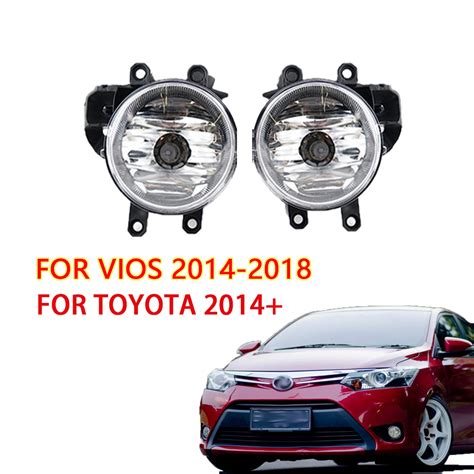 VIOS Fog Lamp Fog Light Front Bumper Lamp For Toyota Vios 2014 2018