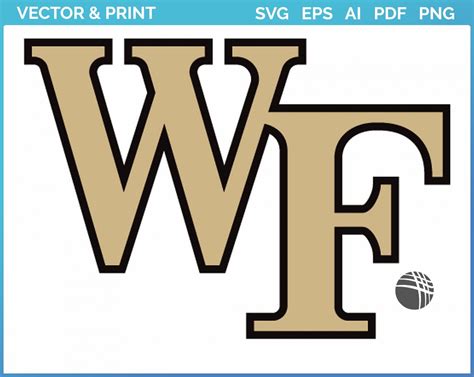 Wake Forest Demon Deacons Primary Logo College Sports Vector Svg