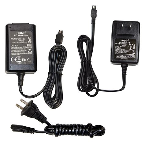 HQRP Kit Desk Wall AC Adapter Charger For Sony HandyCam DCR