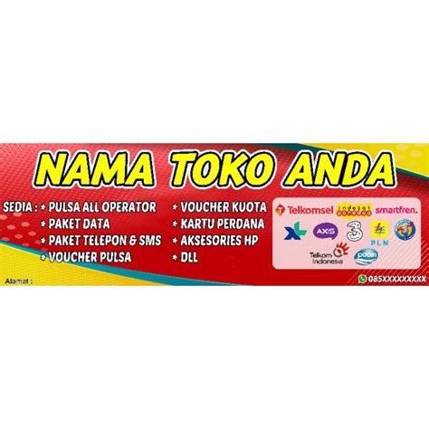 Jual Spanduk Banner Konter Murah Shopee Indonesia