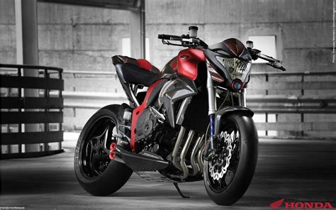 Red And Black Naked Motorcycle Honda Honda CB 1000R Motorcycle HD