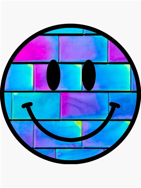 Tie Dye Smiley Face Hippie Tiedye Trippy Psychedelic Groovy