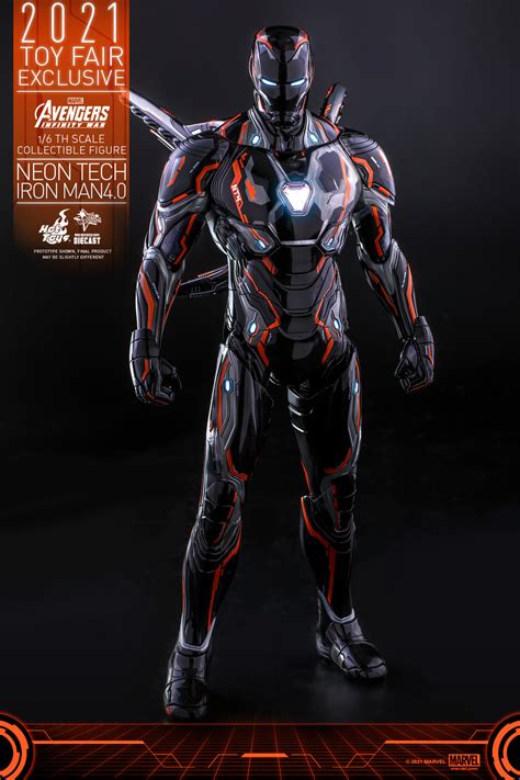 Hot Toys MMS D Avengers Infinity War Neon Tech Iron Man Hot Toys Complete Checklist