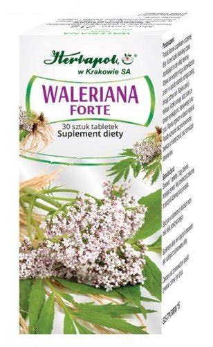 Waleriana Forte X Tabletek Cena Opinie Dawkowanie Sk Ad I