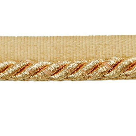 E6704 Metallic Gold Lip Cord Sewing Upholstery Trim 14 Crafts Or