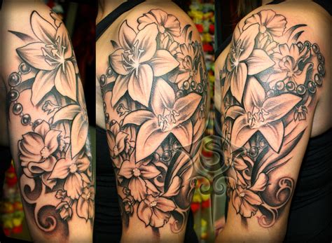 Flower Half Sleeve By Illogan On Deviantart