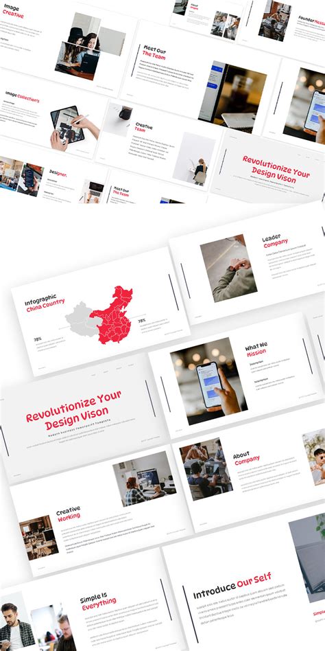 Modern Business Revolution Powerpoint Template