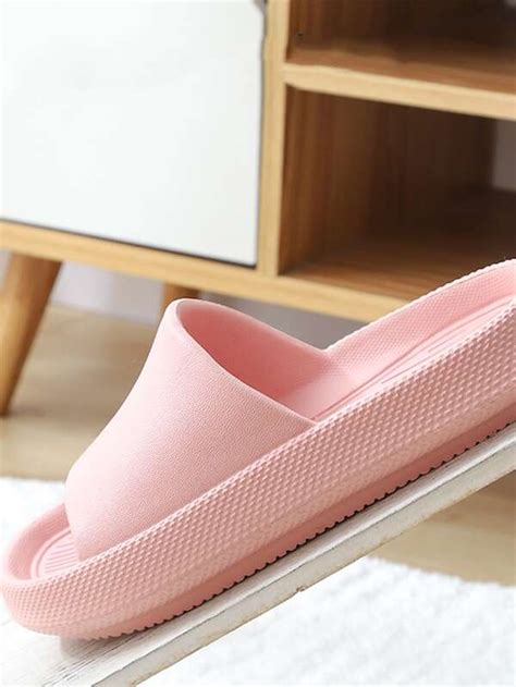 Chanclas banda única minimalista Moda de Mujer SHEIN México