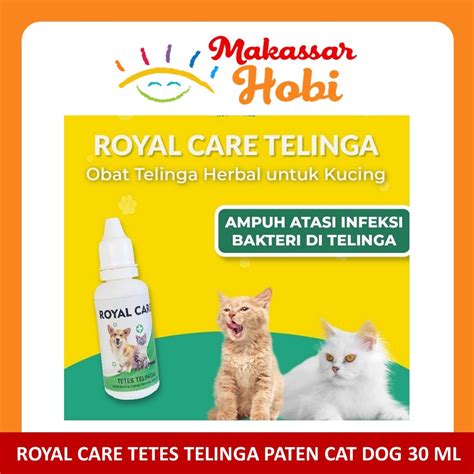 Jual Royal Care Ear Telinga Obat Tetes Infeksi Bakteri Kuping Kucing