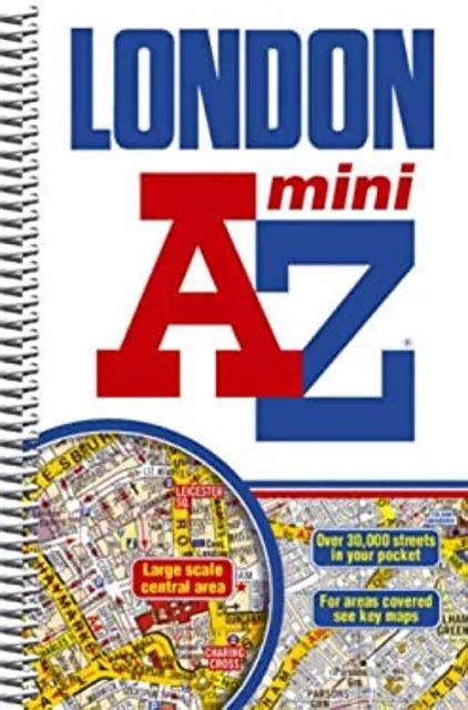 LONDON MINI STREET Atlas Spiral Géographes A Z Carte Société Staf EUR