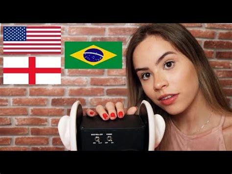 Asmr Tentando Falar Em Ingl S V Deo Relaxante