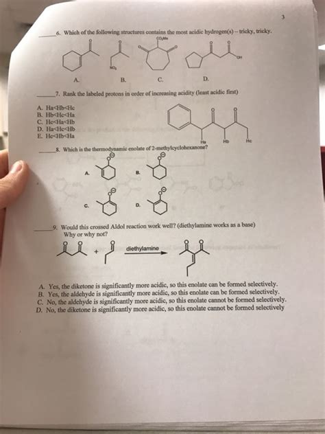 Solved Which Of The Following Structures Contains The Chegg