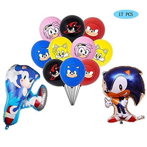 Sonic The Hedgehog Party Supplies Sonic The Hedgehog Balloons for ...