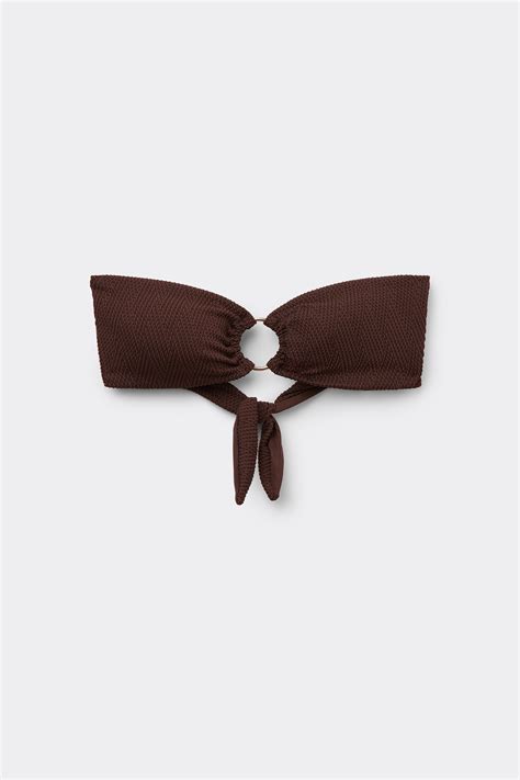 Dreamy Effect Removable Padding Bandeau Bikini Top