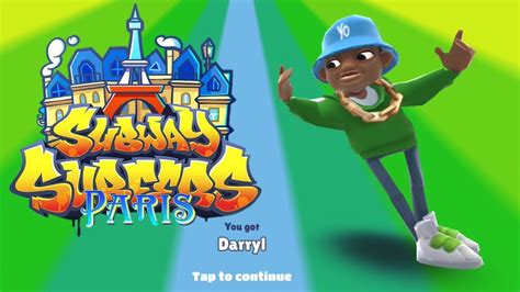 Subway Surfers Paris 2021 Unlocking Darryl Youtube