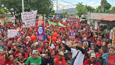 Aragua De Matur N Protagoniz Marcha En Respaldo Al Presidente Maduro