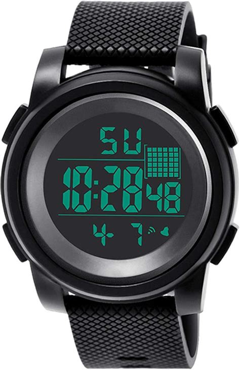 Reloj Digital Deportivo para Hombre números Grandes cronómetro