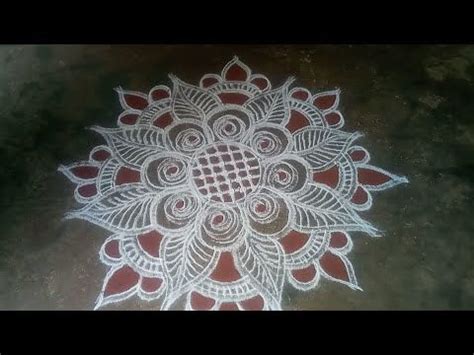 Puratasi Madam Special Flower Padi Kolam Pandaga Muggulu Easy