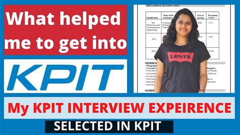 Kpit What Helped Me To Get Into Kpit Written And Interview