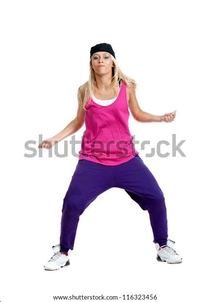 Beautiful Sexy Blonde Girl Sports Clothes Stock Photo 116323456 Shutterstock
