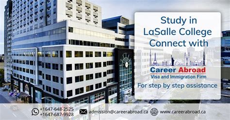 LaSalle College located in Montreal, Quebec Canada offers more than 50 courses at varying levels ...