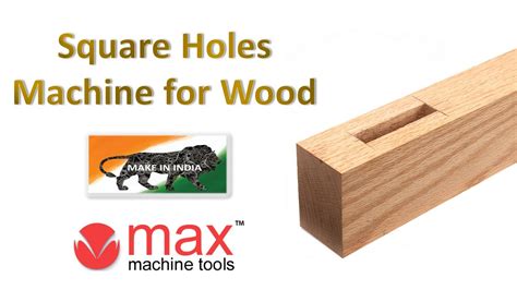 Square Hole Machine For Wood Square Hole Drilling Machine Live Demo