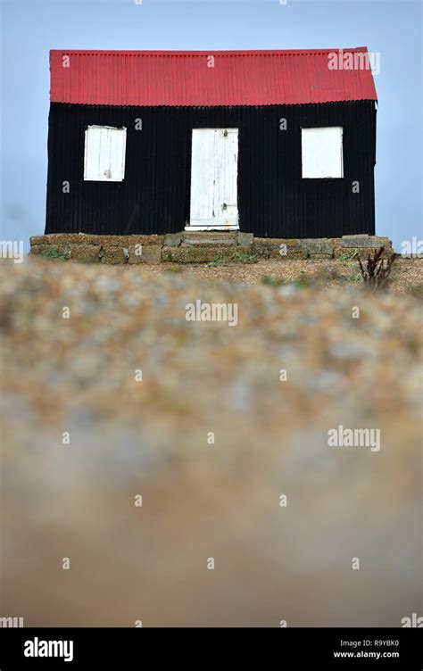 Red hut rye harbour hi-res stock photography and images - Alamy