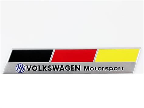 Emblema Volkswagen Germany Motor Sport R Line Importado R 65 00 Em