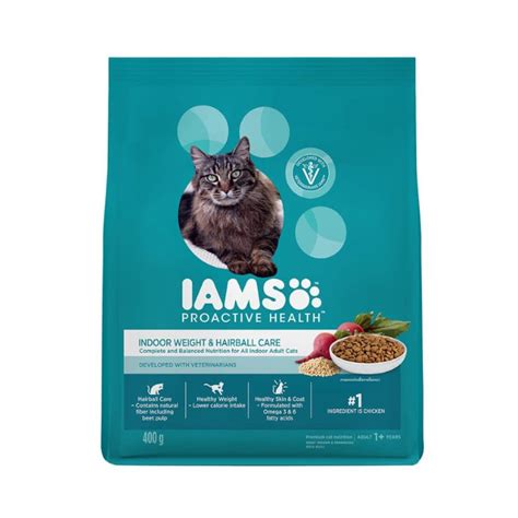 Jual Iams 400 Gr Makanan Kucing Kering Adult Proactive Weight Hairball