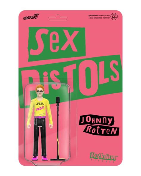 Sex Pistols Reaction Johnny Rotten Never Mind The Bollocks Figure