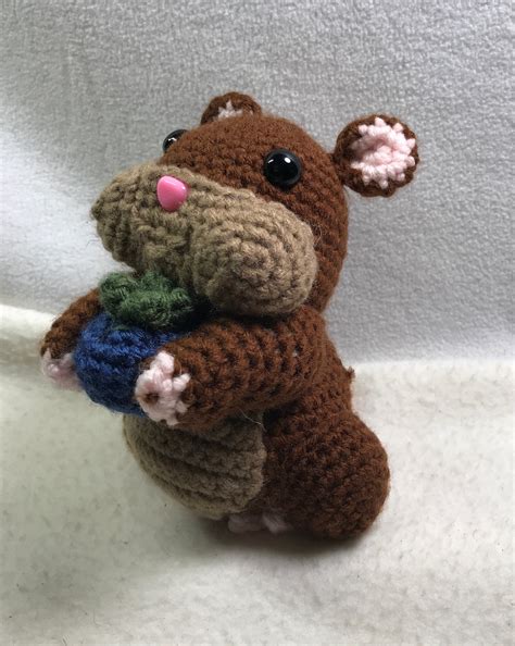 Hamster Hamish Helen Or Henry Crochet Amigurumi Etsy