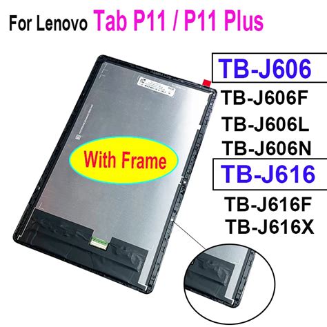 Tableta Lcd Para Lenovo Tab P P Plus Montaje De Digitalizador Con