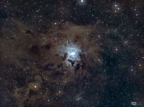 NGC 7023 Iris Nebula ASG Astronomy