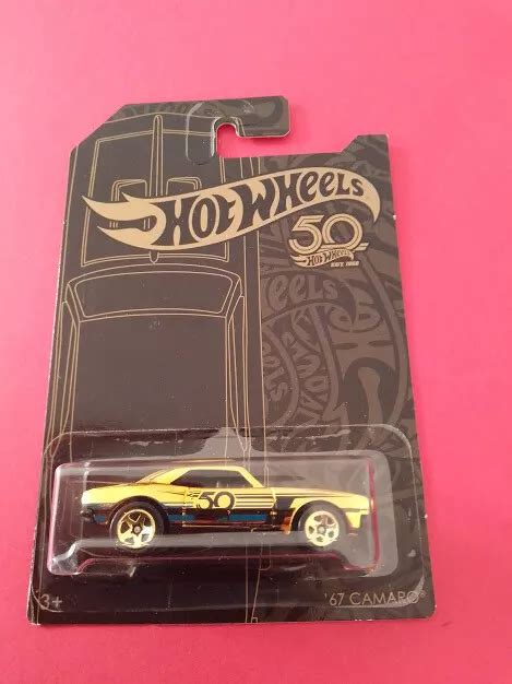 HOT WHEELS Black Gold 50Th 67 Camaro 50 Eme Anniversaire 2018 8373 EUR 59 99