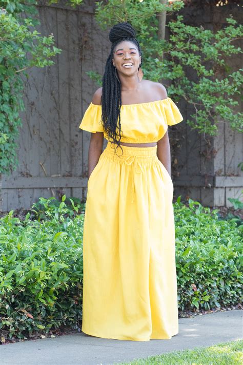 Diy Drawstring Elastic Waist Maxi Skirt Tutorial Montoya Mayo