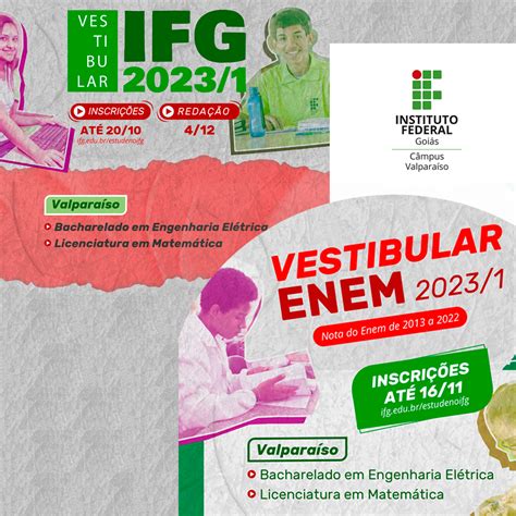 Ifg Valpara So Est Inscri Es Abertas Para Vestibular