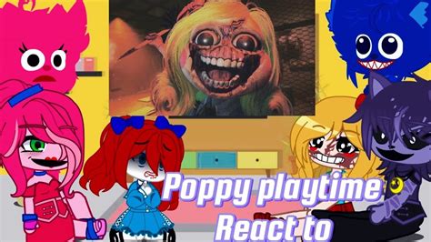 Poppy Playtime React To Ms Delight Poppy Playtime Chapter 3 Gacha Club Youtube