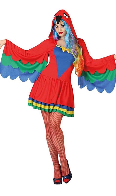 Papagei, Damenkostüm für Karneval oder Mottoparty. Sexy Kostüm - kurzes ...