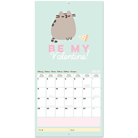 Pusheen Sweet Dreams 2021 Wall Calendar Kawaii Panda Making Life Cuter