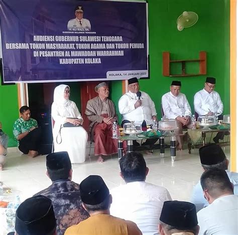 Ali Mazi Kunjungan Kerja Di Kolaka Dan Koltim KENDARIPOS