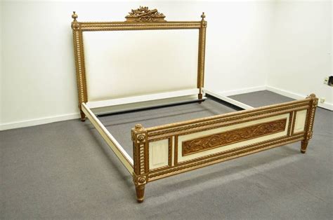 Ralph Lauren Home French Louis Xvi Style Carved Giltwood King Size Bed