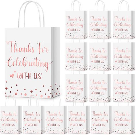 Amazon Ctosree 50 Pcs Wedding Gift Bag Thanks For Celebrating With