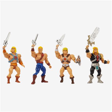 Masters Of The Universe Origins He Man 40th Anniversary 4 Pack Mattel