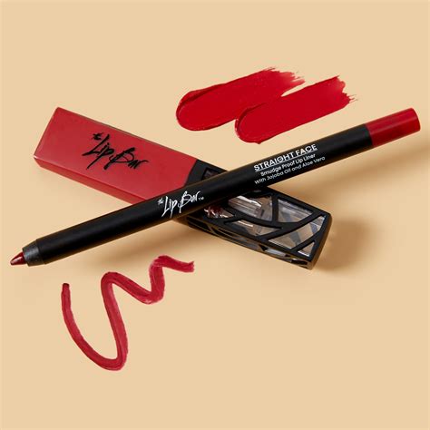 The Lip Bar Perfect Pair Lip Kit Straight Face Lip Liner And Hot Mama Matte Liquid Lipstick