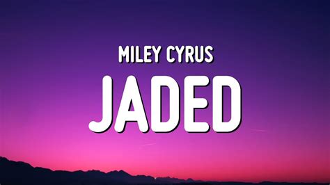 متن و ترجمه آهنگ Jaded از Miley Cyrus - ماگرتا