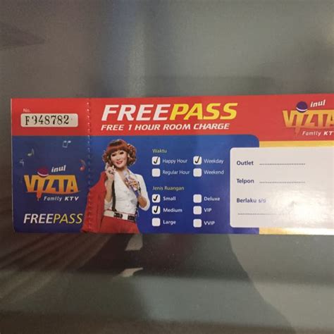 Inul Vizta Free Hour Tiket Voucher Kartu Hadiah Voucher Di