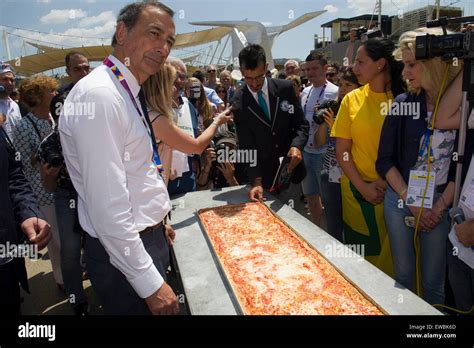 Italy Milan Expo 2015 Proclamation Of The Guinness Book Of Records The Worlds Longest